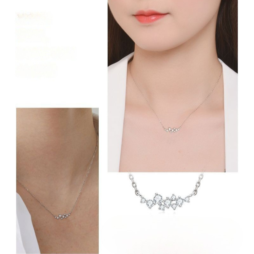 Starry Cluster D Color VVS1 Moissanite S925 Designer Necklace