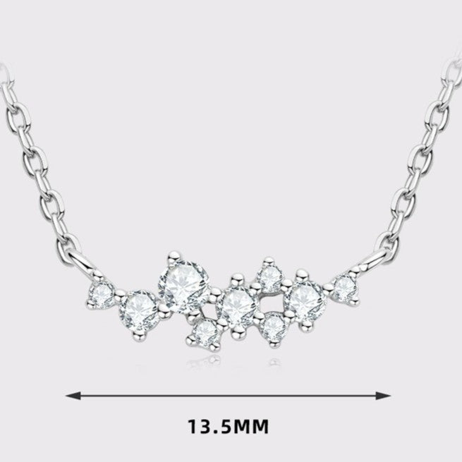 Starry Cluster D Color VVS1 Moissanite S925 Designer Necklace