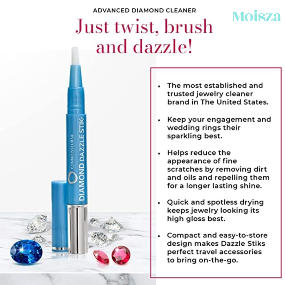 Connoisseurs Diamond Dazzle Stik - Jewelry Cleaning Pen (NOT for indiv –  Moisza