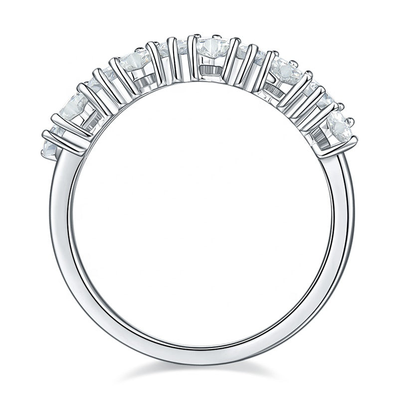 Heart shaped wedding ring, wedding band, promise ring, gift for her, girl, girlfriend, for women, mother, mom, mum, for wife, S925 Moissanite Diamond ring, Valentine’s Day, Mother’s Day, Birthday, anniversary