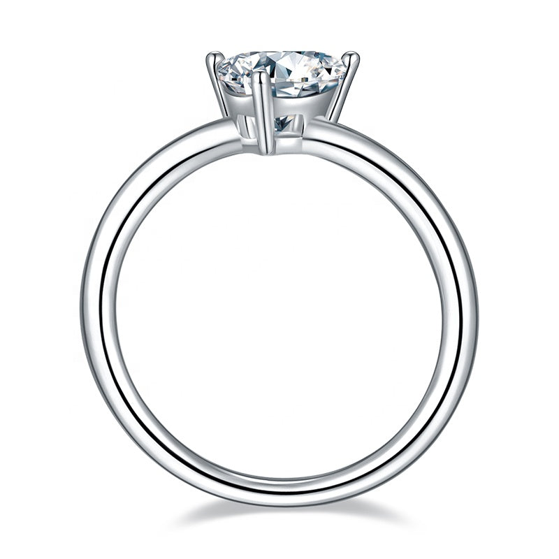Trillion Cut ring, engagement ring, promise ring, wedding, gift for her, girl, girlfriend, for women, mother, mom, mum, for wife, 1ct S925 Moissanite solitaire Diamond ring, Valentine’s Day, Mother’s Day, Birthday, anniversary