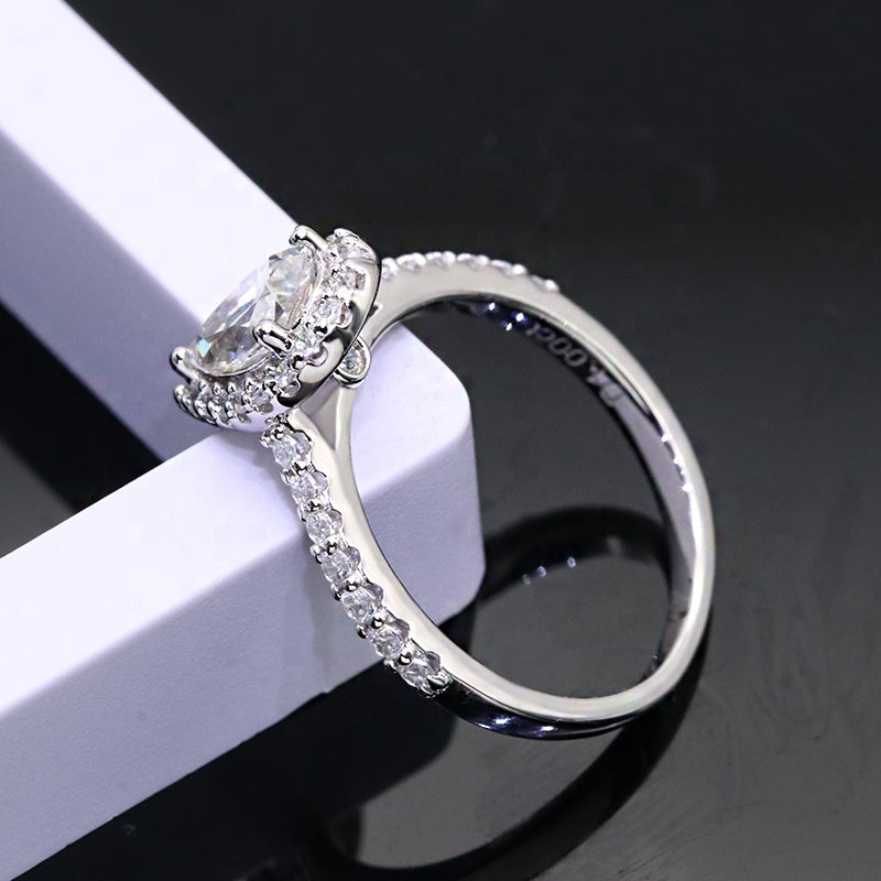 Pear cut ring, Sophie Turner ring, engagement ring, promise ring, wedding, gift for her, girl, girlfriend, for women, mother, mom, mum, for wife, Pear-cut 1ct S925 Moissanite Diamond ring on pave band, Valentine’s Day, Mother’s Day, Birthday, anniversary