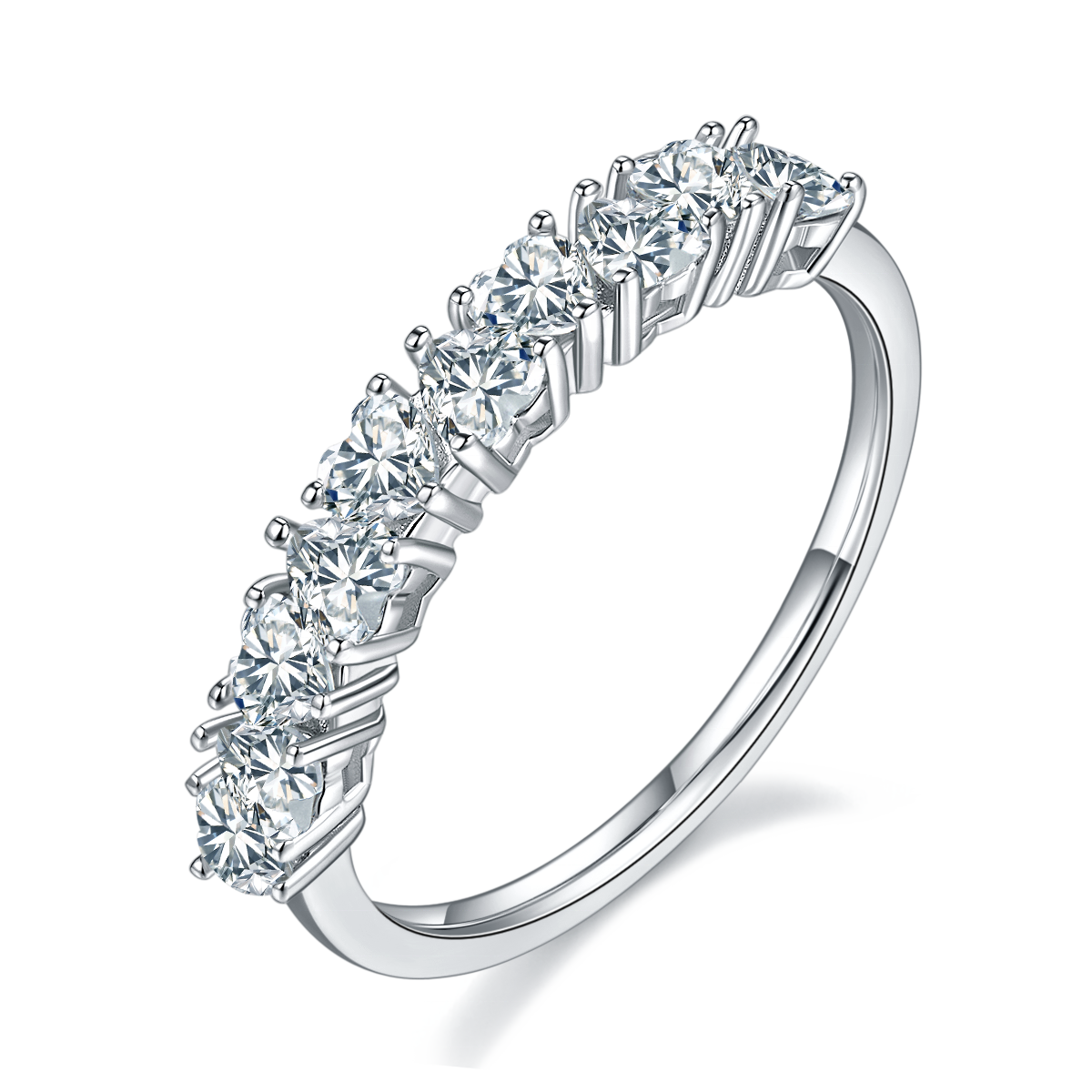 Heart shaped wedding ring, wedding band, promise ring, gift for her, girl, girlfriend, for women, mother, mom, mum, for wife, S925 Moissanite Diamond ring, Valentine’s Day, Mother’s Day, Birthday, anniversary