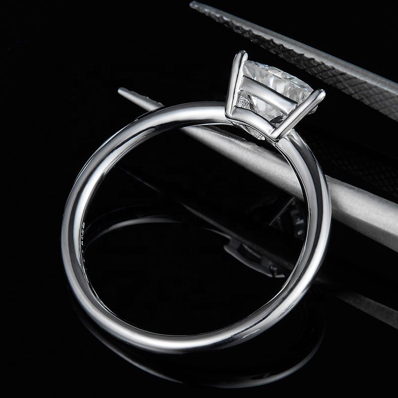 Trillion Cut ring, engagement ring, promise ring, wedding, gift for her, girl, girlfriend, for women, mother, mom, mum, for wife, 1ct S925 Moissanite solitaire Diamond ring, Valentine’s Day, Mother’s Day, Birthday, anniversary