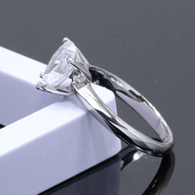 Heart shaped ring, heart shape ring, Lady Gaga engagement ring, promise ring, wedding, gift for her, girl, girlfriend, for women, mother, mom, mum, for wife, heart-shaped 2ct S925 Moissanite Diamond ring, Valentine’s Day, Mother’s Day, Birthday, anniversary