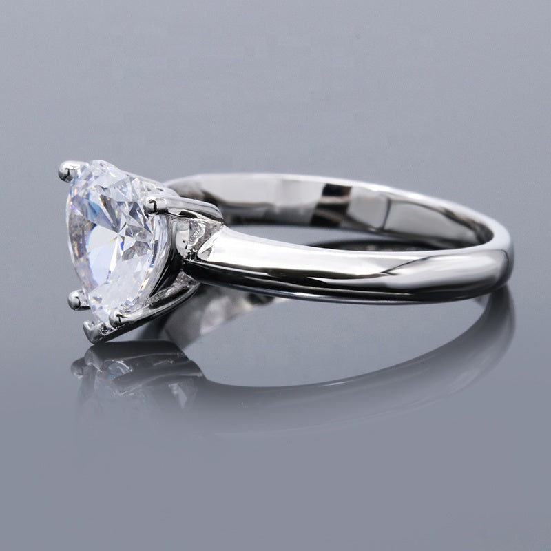 Heart shaped ring, heart shape ring, Lady Gaga engagement ring, promise ring, wedding, gift for her, girl, girlfriend, for women, mother, mom, mum, for wife, heart-shaped 2ct S925 Moissanite Diamond ring, Valentine’s Day, Mother’s Day, Birthday, anniversary