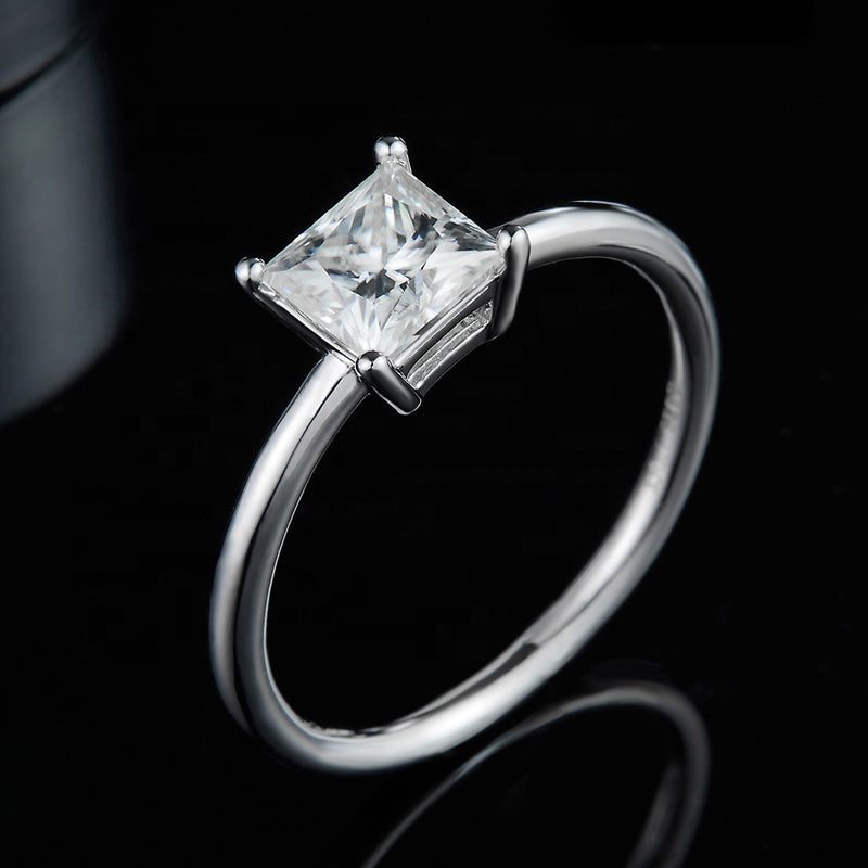 princess cut engagement ring, Sarah Michelle, promise ring, wedding, gift for her, girl, girlfriend, for women, mother, mom, mum, for wife, 1ct S925 Moissanite Diamond ring, Valentine’s Day, Mother’s Day, Birthday, anniversary