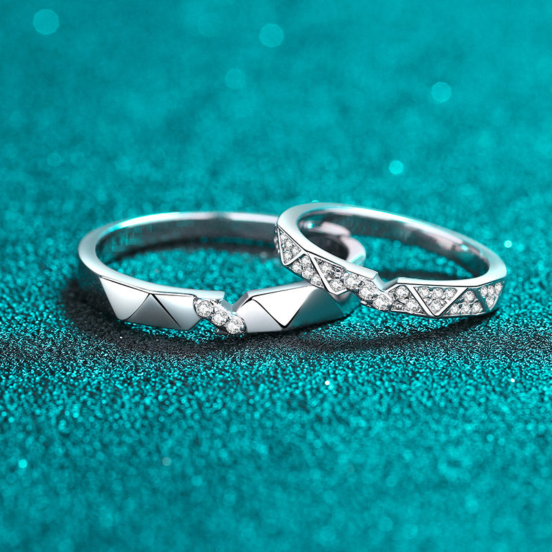 Moissanite S925 Wedding Set, Couple Rings, Promise Rings, Matching Wedding Bands, wedding band, Gift for Her, Gift for Girlfriend, girl, gift for lover, wife, Gift for Women, Gift for Mother, Mom, Mum, Gift for him, boyfriend, man, husband, Valentine’s Day, Mother’s Day, Birthday, anniversary, graduation day, gift box, Wedding