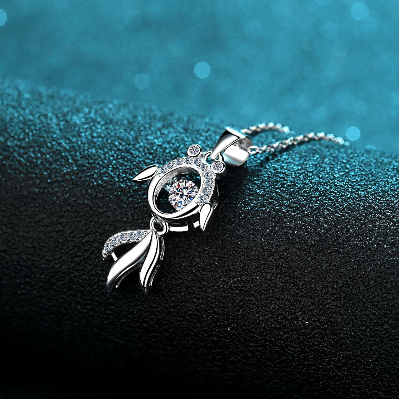 Moissanite Dancing Necklace, S925 Sterling Silver, 0.3ct Moissanite diamond necklace, Gift for Her, Gift for Girlfriend, girl, Gift for Women, Gift for Mother, Mom, Mum, gift for wife, for lover, Birthday, Anniversary, Valentine’s Day, Mother’s Day, Graduation Day,
