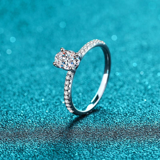 Oval Cut solitaire 1ct, 2ct engagement ring, promise ring, wedding, gift for her, girl, girlfriend, lover, for women, mother, mom, mum, for wife, S925 Moissanite Diamond ring, Valentine’s Day, Mother’s Day, Birthday, anniversary