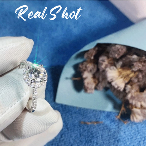 Engagement Ring, Wedding Ring, Promise Ring, Gift for Her, Gift for Women, Gift for mother, mom, mum, High-quality Moissanite Diamond Ring S925 Sterling Silver with GRA Certificate, Valentine's Day, Mother's Day