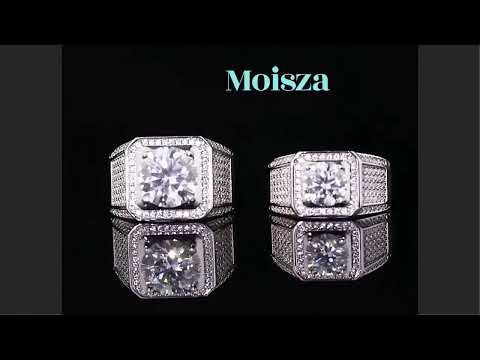 Men's Hip Hop Bling 2ct/5ct Moissanite Diamond S925 Ring (Band), wedding ring, wedding band, promise ring, gift for him, man, boyfriend, for husband, Valentine’s Day, Birthday, anniversary