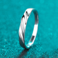 Conjunto de boda Fashion Moissanite S925 como anillos de pareja, anillos de promesa, alianzas de boda a juego (tamaño ajustable disponible) 