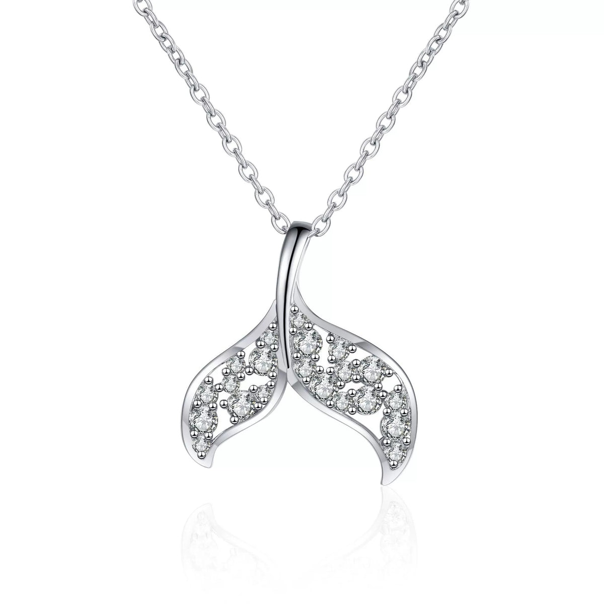 Nandini Mermaid 0.4 Carat Total Weight Moissanite Necklace — Moisza