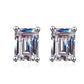 Emerald/Radiant Cut Solitaire 0.5/1/2 Carat Moissanite Diamond S925 Stud Earrings