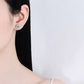 Floral Round Cut 0.3 /0.5/ 1 Carat Moissanite Diamond S925 Stud Earrings