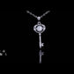Key to Love 0.5ct Moissanite S925 Dancing Necklace