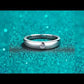 Banda unisex S925 chapada en platino con diamantes de moissanita de 0,1 quilates como anillos de promesa o alianzas de boda a juego 