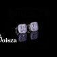 Cushion Cut Halo 0.5/1 Carat Moissanite Diamond S925 Stud Earrings