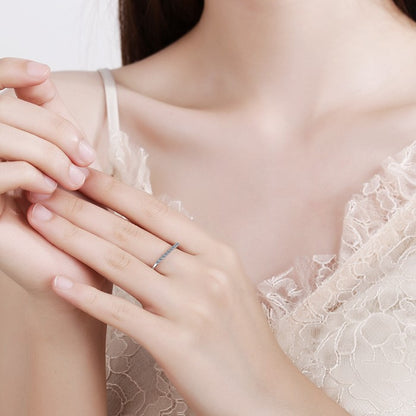 Wedding Ring, wedding band,  Gift for Girl, Girlfriend, Gift for Her, Gift for Women, Gift for Mother, Mom, Mum, Valentine’s Day, Mother’s Day, birthday, Stackable S925  Moissanite Diamond Eternity Band