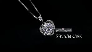 Moissanite Necklace Heart-Shaped Pendant 1.5ct Solitaire S925 White Gold Plated Gift for Her, Gift for Girlfriend, girl, Gift for Women, Gift for Mother, Mom, Mum, gift for wife, for lover, Birthday, Valentine’s Day, Mother’s Day, GRA Certificate, free gift box 