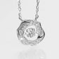 Moissanite Dancing Necklace S925 Sterling Silver 0.3ct, Gift for Her, Gift for Girlfriend, girl, Gift for Women, Gift for Mother, Mom, Mum, gift for wife, for lover, Birthday, Anniversary, Valentine’s Day, Mother’s Day, GRA Certificate