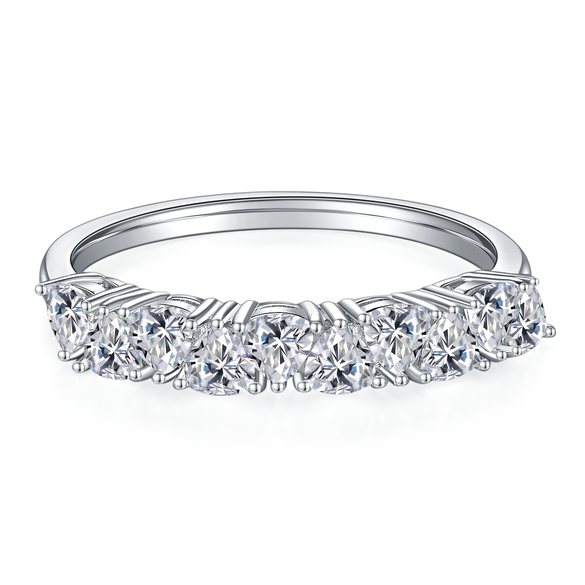 Trillion Cut wedding ring, wedding band, promise ring, gift for her, girl, girlfriend, for women, mother, mom, mum, for wife, S925 Moissanite Diamond ring, Valentine’s Day, Mother’s Day, Birthday, anniversary