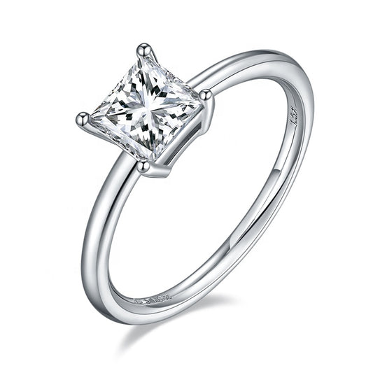 princess cut engagement ring, Sarah Michelle, promise ring, wedding, gift for her, girl, girlfriend, for women, mother, mom, mum, for wife, 1ct S925 Moissanite Diamond ring, Valentine’s Day, Mother’s Day, Birthday, anniversary