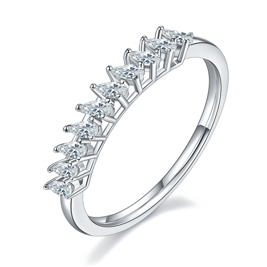 Pear Cut wedding ring, wedding band, promise ring, gift for her, girl, girlfriend, for women, mother, mom, mum, for wife, S925 Moissanite Diamond ring, Valentine’s Day, Mother’s Day, Birthday, anniversary