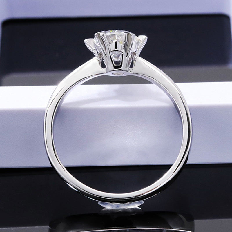 Engagement Ring, promise ring, wedding, gift for her, girl, girlfriend, for women, mother, mom, mum, for wife, heart-shaped prongs 1ct S925 Moissanite Diamond ring, Valentine’s Day, Mother’s Day, Birthday, anniversary