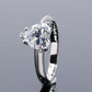Heart shaped ring, heart shape ring, Lady Gaga engagement ring, promise ring, wedding, gift for her, girl, girlfriend, for women, mother, mom, mum, for wife, heart-shaped 2ct S925 Moissanite Diamond ring, Valentine’s Day, Mother’s Day, Birthday, anniversary 