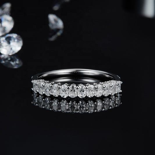 Oval Cut wedding ring, wedding band, promise ring, gift for her, girl, girlfriend, for women, mother, mom, mum, for wife, S925 Moissanite Diamond ring, Valentine’s Day, Mother’s Day, Birthday, anniversary