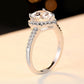 Gwen Stefani Heart shaped Halo ring, heart shape engagement ring, promise ring, wedding, gift for her, girl, girlfriend, for women, mother, mom, mum, for wife, heart-shaped 2ct S925 Moissanite Diamond ring, Valentine’s Day, Mother’s Day, Birthday, anniversary