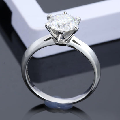 Mila Kunis engagement ring, wedding, promise ring, gift for her, girl, girlfriend, for women, mother, mom, mum, stylish 6 claw 1ct, 1.5ct, 2ct. 3ct, 5ct S925 Moissanite Diamond ring, Valentine’s Day, Mother’s Day, Birthday, anniversary 