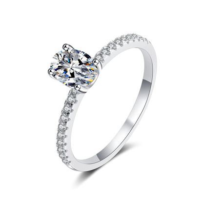 Oval Cut solitaire 1ct, 2ct engagement ring, promise ring, wedding, gift for her, girl, girlfriend, lover, for women, mother, mom, mum, for wife, S925 Moissanite Diamond ring, Valentine’s Day, Mother’s Day, Birthday, anniversary