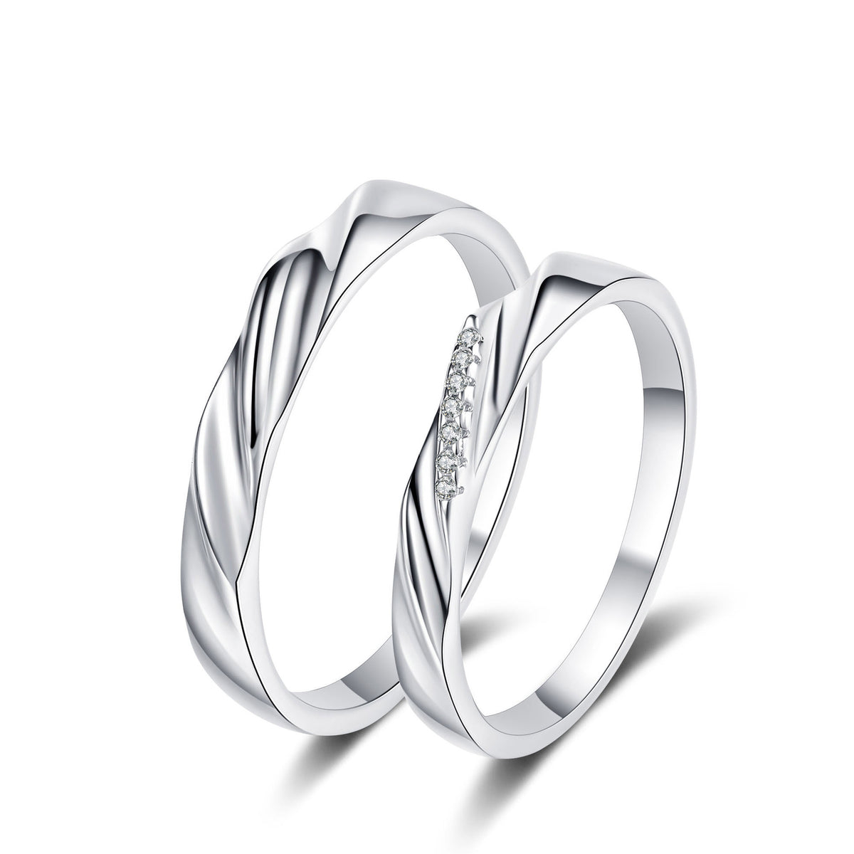 Jupiter Wave Moissanite Men's Ring — Moisza