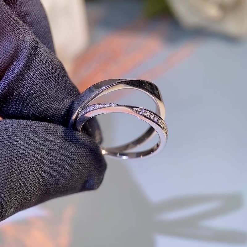 Jupiter Twisted Moissanite Men's Ring — Moisza