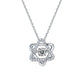 Dancing Necklace S925 0.5ct D color Moissanite Silver Necklace, Gift for Her, Gift for Girlfriend, girl, Gift for Women, Gift for Mother, Mom, Mum, gift for wife, for lover, Birthday, Anniversary, Valentine’s Day, Mother’s Day, GRA Certificate