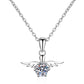 Angel’s Wings Moissanite S925 necklace 0.5ct D VVS1 Moissanite, gift for her, gift for girlfriend, girl, gift for Women, gift for mother, mom, mum, gift for wife, for lover, Birthday, Valentine’s Day, Mother’s Day, GRA Certificate, free gift box