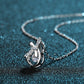 Tie the Knot 0.3 Carat Moissanite S925 Dancing Necklace
