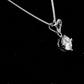 Moissanite Necklace Heart-Shaped Bail 1ct Solitaire S925 White Gold Plated Gift for Her, Gift for Girlfriend, girl, Gift for Women, Gift for Mother, Mom, Mum, gift for wife, for lover, Birthday, Valentine’s Day, Mother’s Day, GRA Certificate, free gift box 