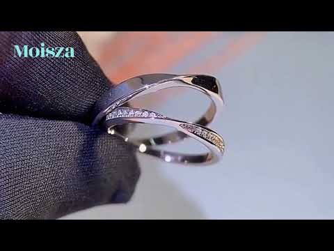 Man Twisted S925 Band as Couple Rings, Promise Rings, Matching Wedding –  Moisza